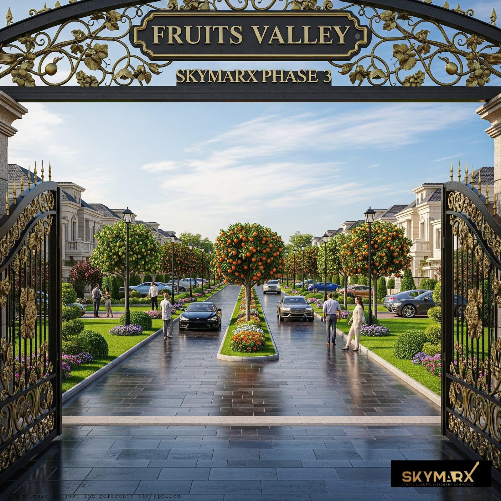 Fruits Valley / Palm Drive Gateway Render